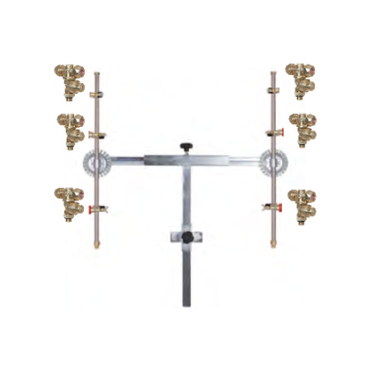 Barra Pulverização 3+3 Jatos Antigota