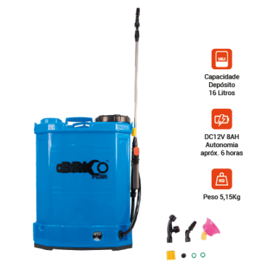 Pulverizador 16L Bateria