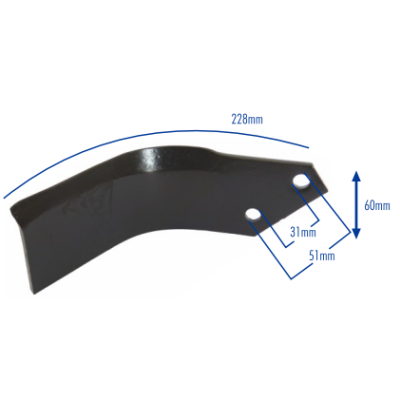 Kit 16 Facas Furo 10mm