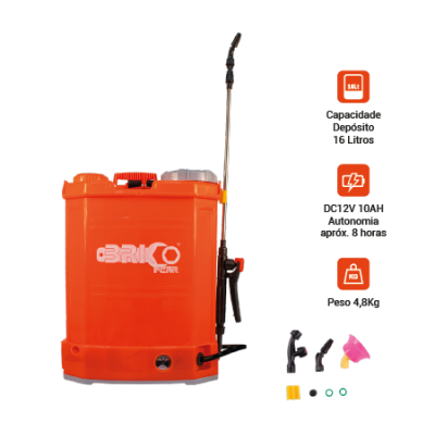Pulverizador 16L Bateria Litio