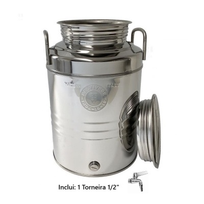 Deposito Inox P/Azeite 75L