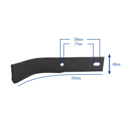 Kit 24 Facas Furo 8mm