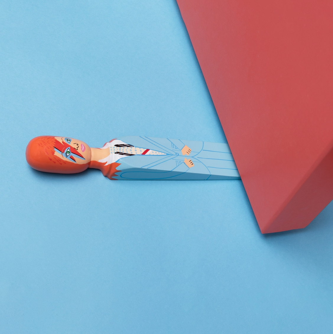Door Stopper - David Bowie (Major Dave - Blue Outfit) WEDGIE Door Stopper - David Bowie (Major Dave - Blue Outfit) WEDGIE