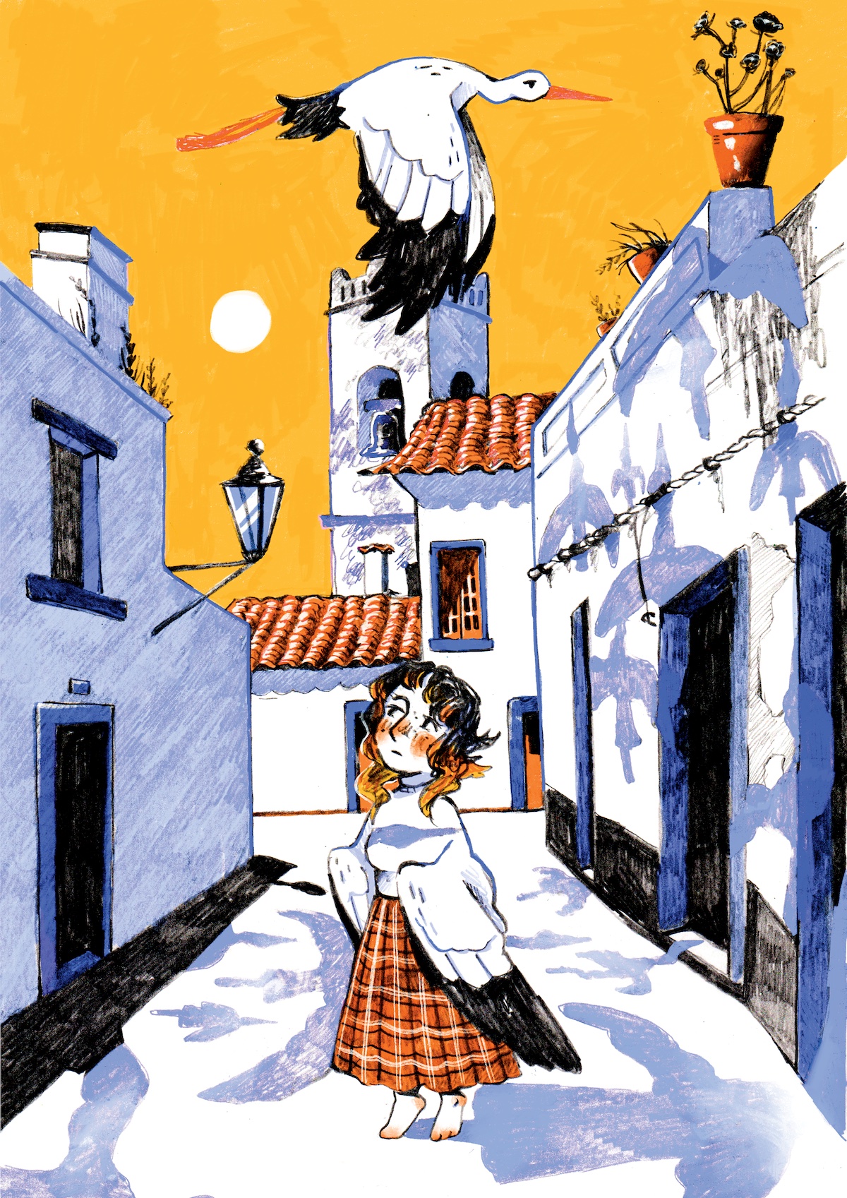 ILUSTRAÇÃO "LEVA-ME CONTIGO" CORES MENDI MENDES ILUSTRAÇÃO "LEVA-ME CONTIGO" CORES MENDI MENDES