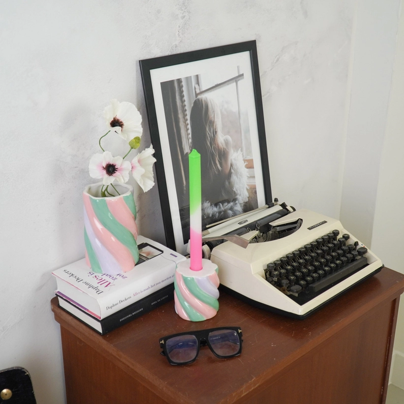 CANDLE HOLDER - MARSHMALLOW- PINK/MINT/LILAC- HOUSE VITAMIN CANDLE HOLDER - MARSHMALLOW- PINK/MINT/LILAC- HOUSE VITAMIN