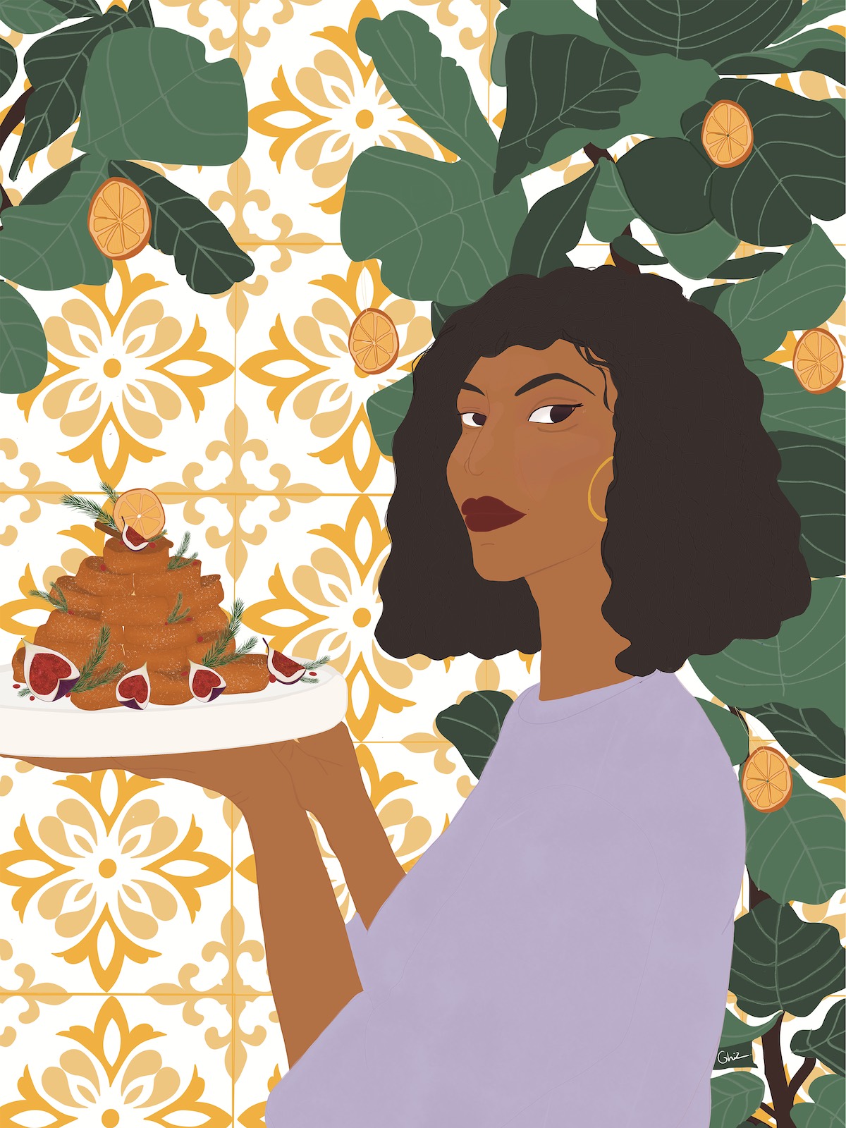 ILUSTRAÇÃO FIGO & AZULEJOS GHIZLAINE LAHROUGUI ILUSTRAÇÃO FIGO & AZULEJOS GHIZLAINE LAHROUGUI