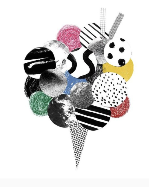 ILUSTRAÇÃO "ICE CREAM" BÁRBARA R. ILUSTRAÇÃO "ICE CREAM" BÁRBARA R.