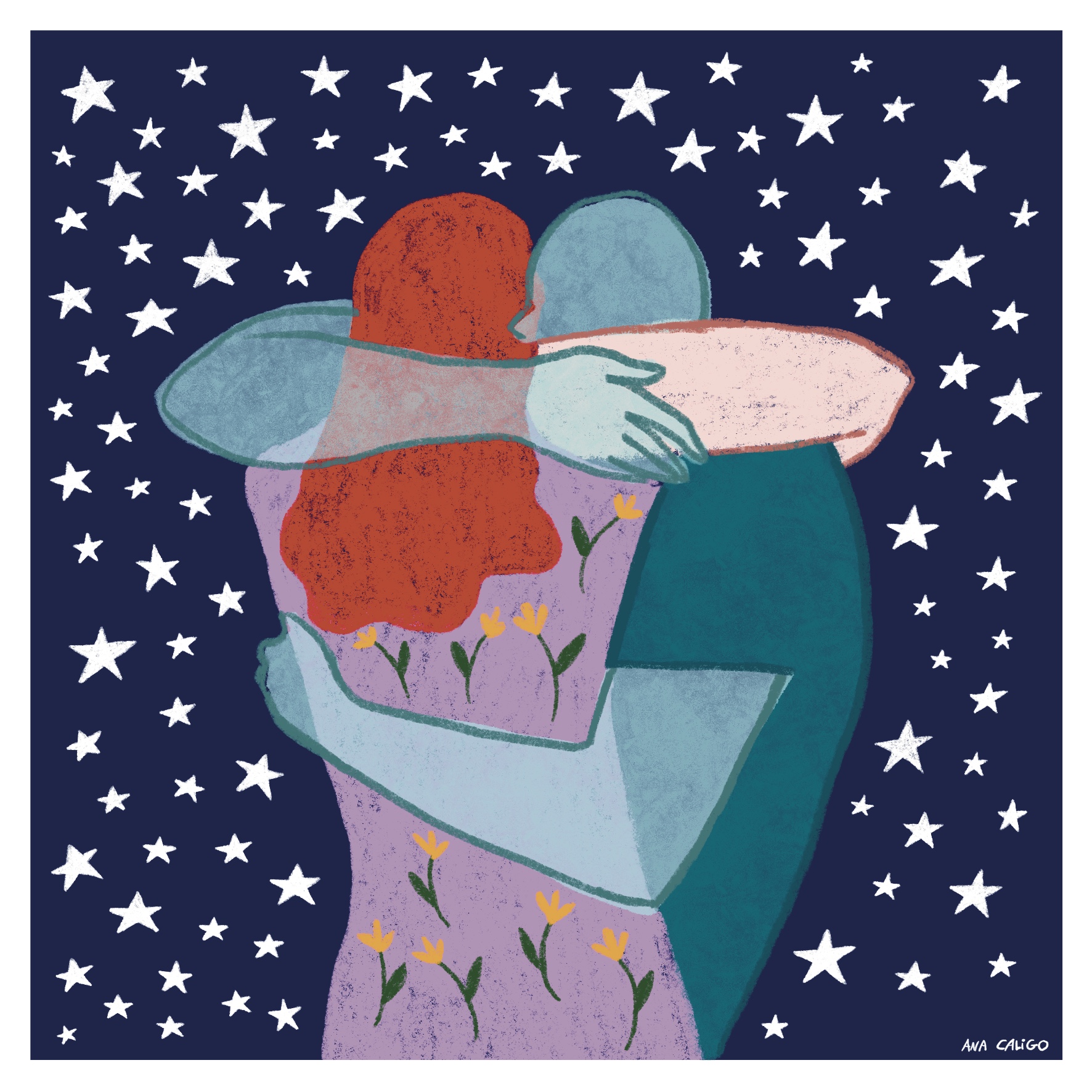 AZULEJO "GHOST HUG" ANA CALIGO AZULEJO "GHOST HUG" ANA CALIGO