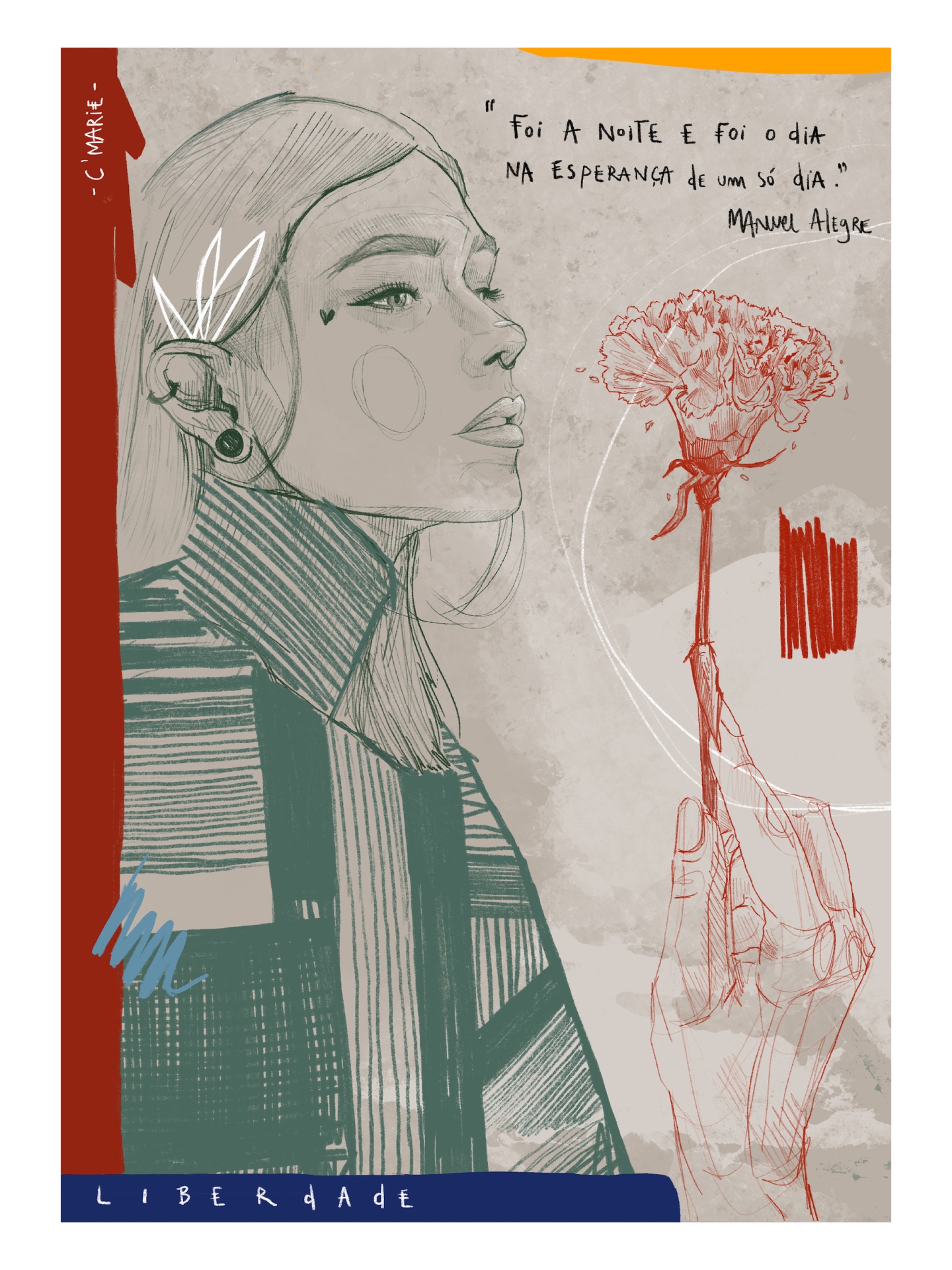 ILUSTRAÇÃO GICLÉE "E NA ESPERANÇA" C'MARIE ILUSTRAÇÃO GICLÉE "E NA ESPERANÇA" C'MARIE