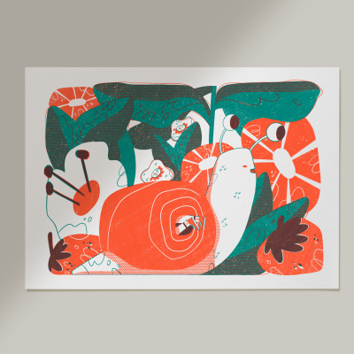 SERIGRAFIA "CONVITE PARA ENTRAR" JOANA CUNHA