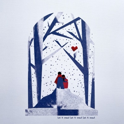 ILUSTRAÇÃO "7. LET IT SNOW (EDIÇÃO LIMITADA)" CATARINA PAULO