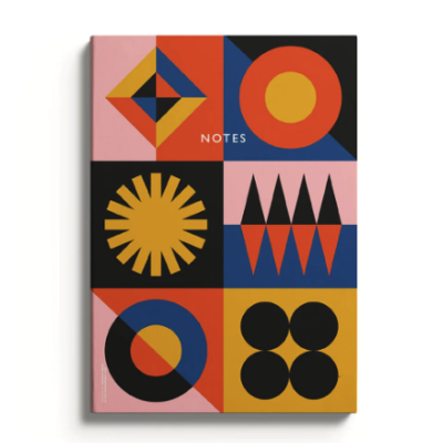 BOLD GRAPHIC NOTEBOOK OHH DEER