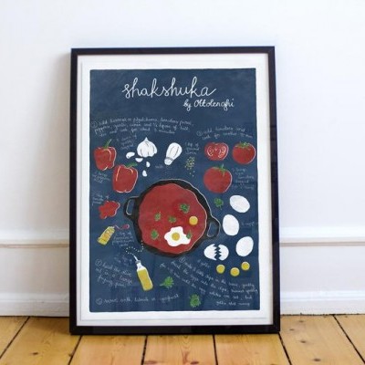 ILUSTRAÇÃO "SHAKSHUKA" PAULINA EATS AND DRAWS