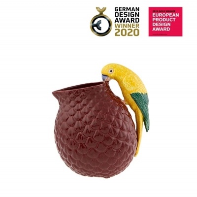 JARRO 2 L COM ARARA BORDALLO PINHEIRO