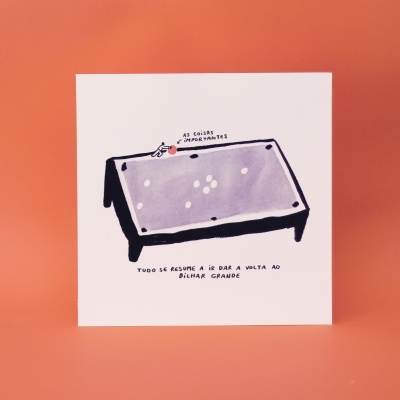 ILUSTRAÇÃO "BILHAR GRANDE" GABRIELA ARAÚJO