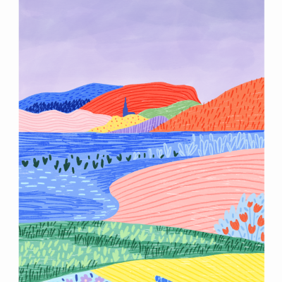 ILUSTRAÇÃO ART PRINT "BLED" KIKA
