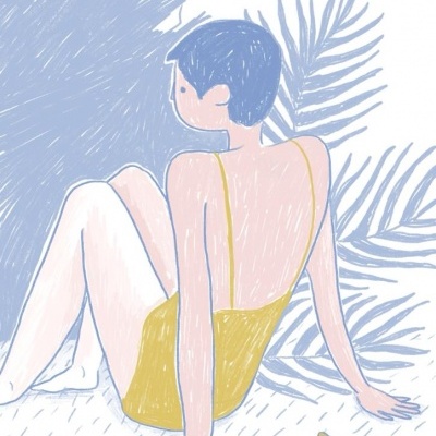 ILUSTRAÇÃO "APANHAR SOL" GAMBUZINO (MARGARIDA ELOY)