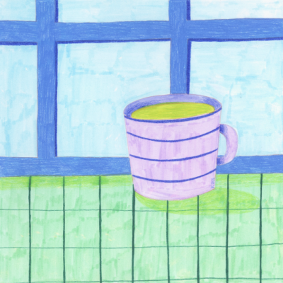 ORIGINAL "GREEN TEA" KIKA COM MOLDURA