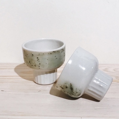 COPO PINCELADO "ANEMONE VERDE" MANU SOUZA