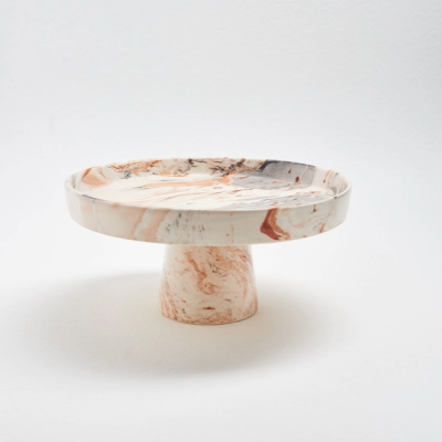 PRATO BOLO MÁRMORE EGG BACK HOME