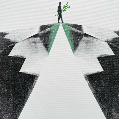 ILUSTRAÇÃO BORDADA "SOU O QUE IMAGINO (LÁPIS 3)" CATARINA PAULO