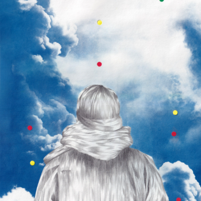 ILUSTRAÇÃO "CHEGAR AO CÉU AZUL" CLÁUDIA SALGUEIRO