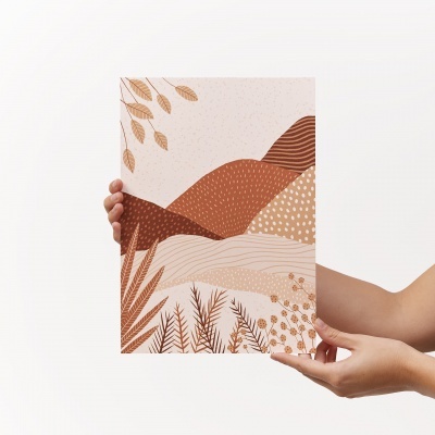 ILUSTRAÇÃO "DREAMING OF PLACES - ORANGE" JOANA MUNDANA