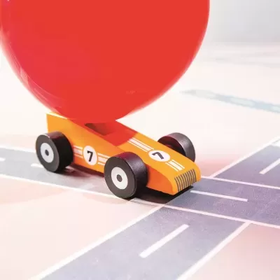 BALLOON CAR "ORANGESTAR" DONKEY