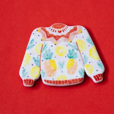 Ceramic Pineapple Vest #2 THE BAITAY