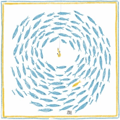 ILUSTRAÇÃO "CARDUME" MARTA NUNES