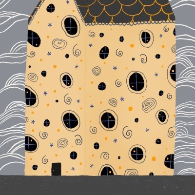 ILUSTRAÇÃO "YELLOW HOUSE" DIANA COSTA