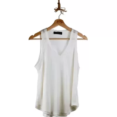 TOP EM LINHO MANGA CAVEADA BRANCO ARMAZÉM DAS MALHAS