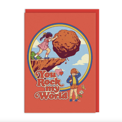 Postal "You Rock My World" OHH DEER
