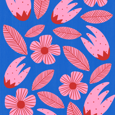 ILUSTRAÇÃO "FLOWER PATTERN" KIKA