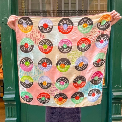 LENÇO "OUVIR AS CORES" JOANA NOBREGA