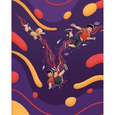 ILUSTRAÇÃO "CHILDHOOD (I)" SALVADOR POMBO