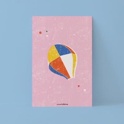 POSTAL "BALÃOZÃO" JOANA MUNDANA