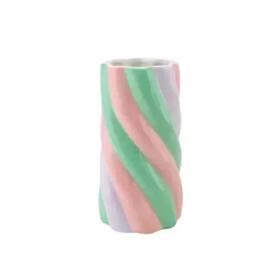 FLOWER VASE- MARSHMALLOW MEDIUM -PINK/MINT/LILAC - HOUSE VITAMIN