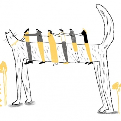 ILUSTRAÇÃO "CAT RIDE" RUBEN RAMIRES