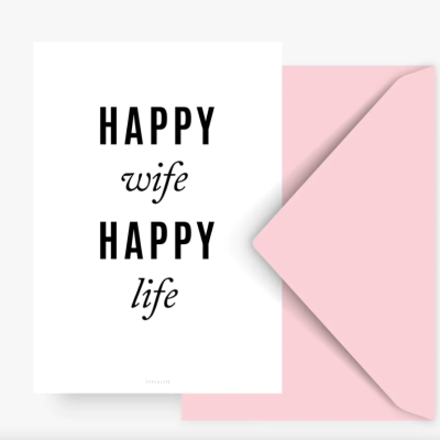 POSTAL HAPPY WIFE TYPEALIVE