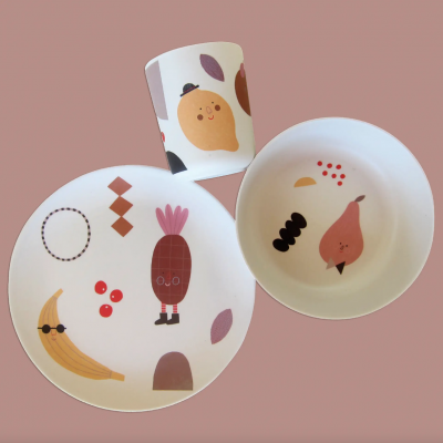 BAMBOO SET CHEKY FRUITS NUUKK