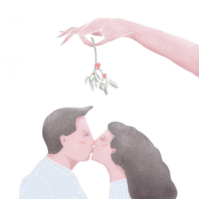 ILUSTRAÇÃO "MISTLETOE" BÁRBARA AMARAL