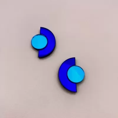 Brincos Roseline - Azul STUDIO ANNETTE