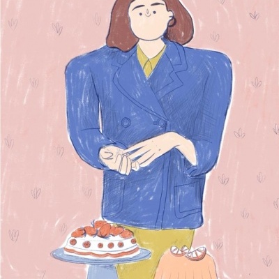 ILUSTRAÇÃO "FAZER UM BOLO" GAMBUZINO (MARGARIDA ELOY)