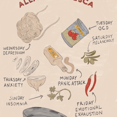 ILUSTRAÇÃO "WEEK ALLA PUTTANESCA" JOÃO COSTA