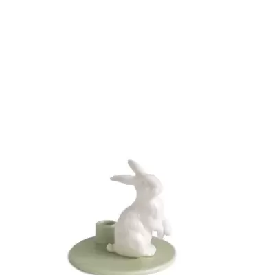 CASTIÇAL HISTÓRIAS DOCES LEBRE VERDE DOTTIR NORDIC DESIGN