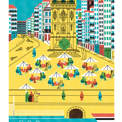 ILUSTRAÇÃO "RIBEIRA FONTE DO CUBO" A TERESA EM BANHO MARIA