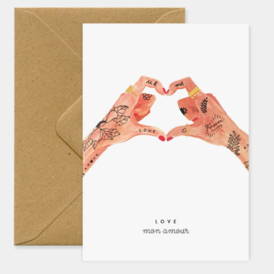 POSTAL HANDS OF LOVE ALL THE WAYS TO SAY