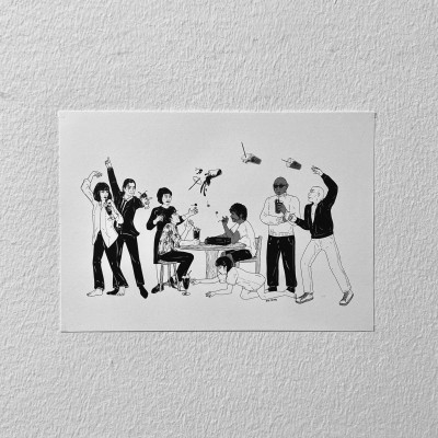 ILUSTRAÇÃO “CARTAZ I - "PULP FICTION ” BITE THE NAIL