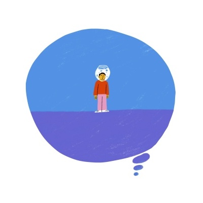 ILUSTRAÇÃO "CABEÇA EM ÁGUA" MATILDE HORTA